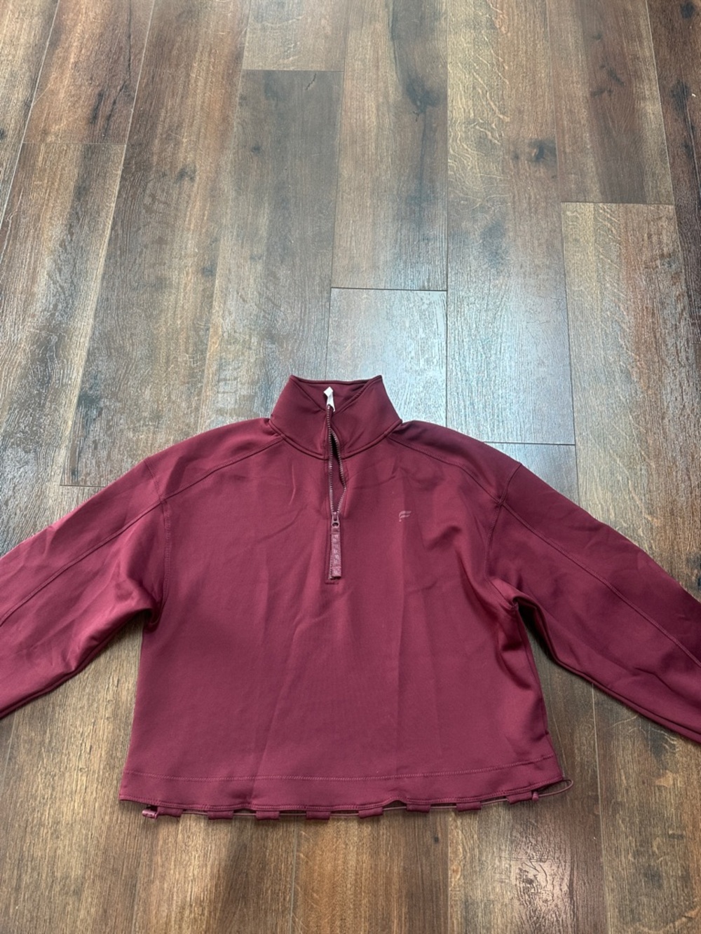 Fabletics Deep Wine Pullover Top